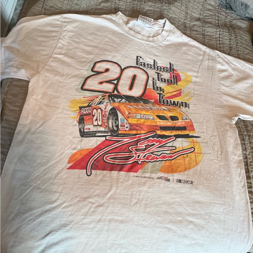 Vintage NASCAR Tony Stewart 20 T-shirt sz XL